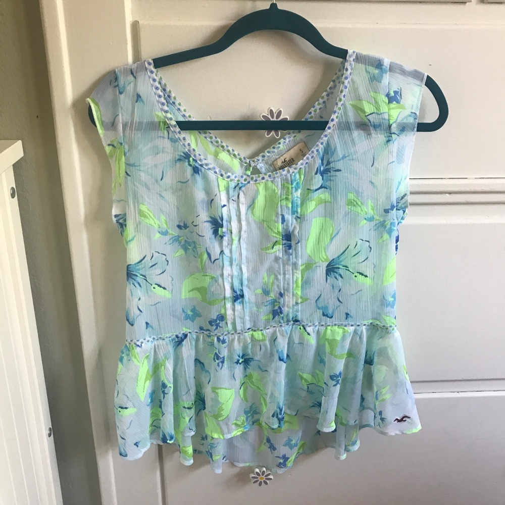 Hawaiian Flower Blouse from Hollister